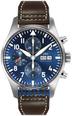 Buy this new IWC Pilot's Watch Chronograph iw377714 mens watch for the discount price of £5,145.00. UK Retailer.